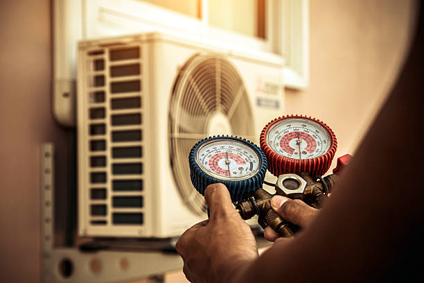 Professional Hvac technician working in Chino Hills, CA